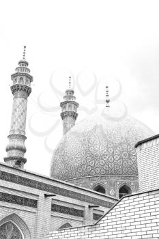 in iran  and old antique mosque    minaret religion  persian architecture

