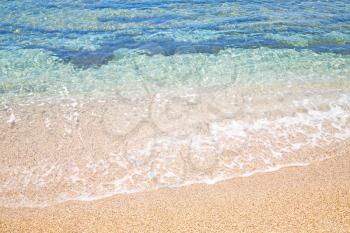 foam and froth in the sea       of mediterranean greece