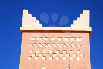 in maroc africa          minaret  and the blue  sky