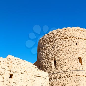 blur in iran the old castle near saryadz brick and sky
