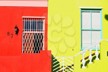 blur in south africa cape town  bo kaap architecture   like   texture background