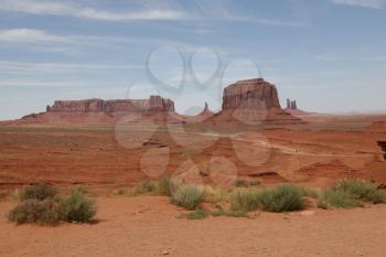 in USA inside the monument valley park the beauty of amazing nature tourist destination
