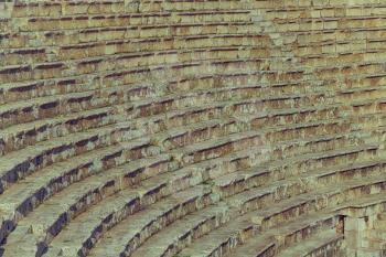 in  jordan the antique theatre  and archeological site classical heritage for tourist
