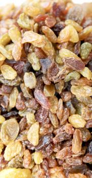 in the bazzar lots of dried  raisin fruits like healty food concept