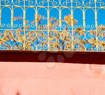 abstract terrace in morocco africa and   the sky