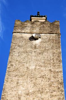 in maroc africa        minaret  and the blue  sky