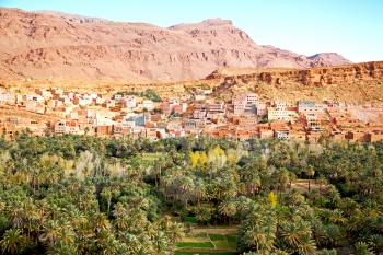  in todra gorge morocco africa and  village