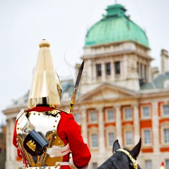 in london england horse and cavalry for  the queen