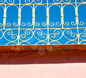 abstract terrace in morocco africa and the sky