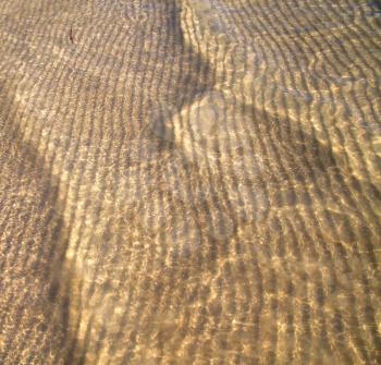 thailand kho tao bay abstract of a  wet sand and the beach in  south china sea