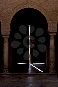 light door and bow Great Mosque of Kairouan Tunisia  the fourth most sacred place of islam