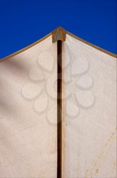 abstract parasol and blue sky in madagascar nosy be