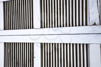 window  varese palaces italy   abstract  sunny day    wood venetian blind in the concrete  brick besnate 
