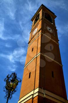in cairate varese italy   the old wall terrace church watch bell tower 