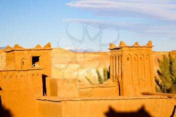 africa in morocco the old contruction and the historical village