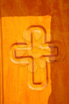 abstract texture of a    brown antique wooden     old door 