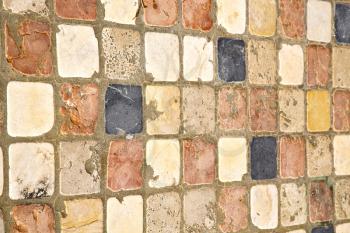 in the varano borghi  street lombardy italy  varese abstract   pavement of a curch and marble