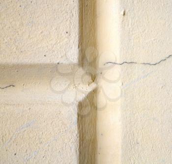 abstract cross in the wall crenna gallartate varese italy