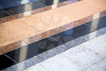in    asia  bangkok   thailand abstract    pavement cross stone step   the       temple  reflex