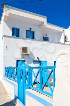   isle of       greece antorini europe old house and white color
