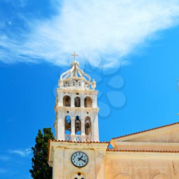 in paros      cyclades greece old architecture   and greek  village the sky