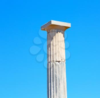 asia greece and  roman   temple   in  athens the    old column  stone  construction 