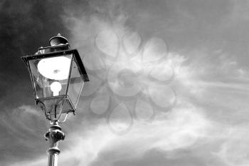 europe in the sky of italy lantern and   abstract illumination