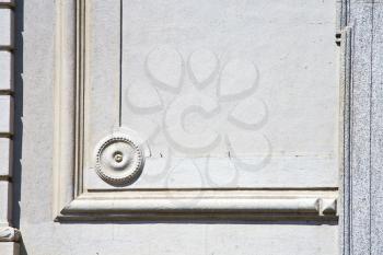 castronno lombardy italy  varese abstract   wall of a curch circle  pattern 