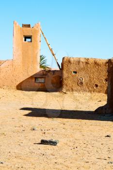 sahara africa in morocco the old   contruction and  historical village 