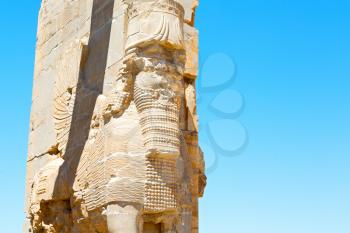 blur  in iran persepolis the old  ruins historical destination monuments and ruin
