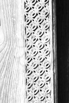 texture and abstract background line in oman old antique door 