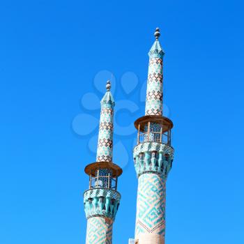 in iran  blur  islamic mausoleum old   architecture mosque  minaret near the  sky
