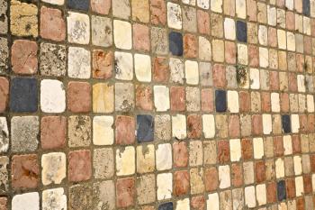 in the varano borghi  street lombardy italy  varese abstract   pavement of a curch and marble
