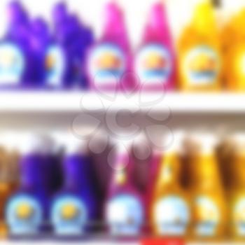 in iran abstract supermarket blur  like lifestale concept and consumer products