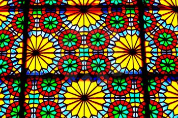 in iran blur colors from the windows the olf mosque traditional scenic light
