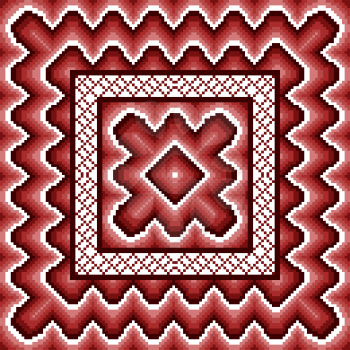 Seamless vector pattern in dark red hues