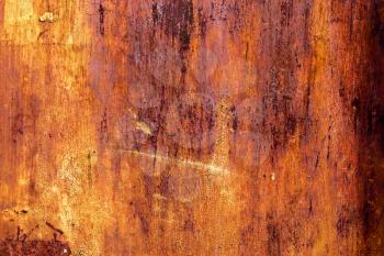 Rusty vintage colored grunge iron textured background