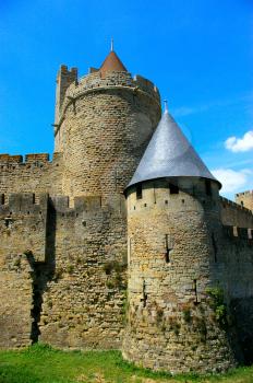The Beautiful old castle in southern France