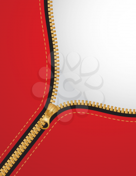 zipper background with copy space