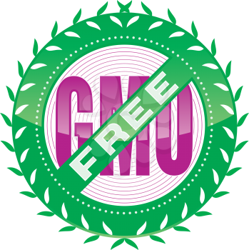 editable GMO-free sign