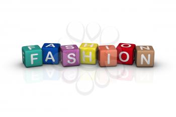 fashion (from buzzword cubes series)