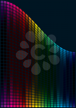 Abstract Spectrum Background (editable vector)