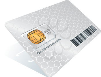 Sim card with carrier
