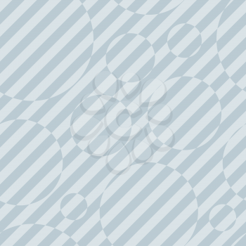 Striped seamless background with optical illusion effect.
