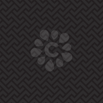 Black Neutral Seamless Pattern for Modern Design in Flat Style. Tileable Geometric Vector Background.
