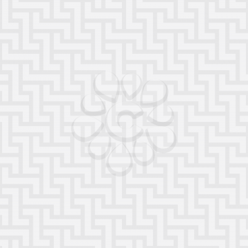 White Neutral Seamless Pattern for Modern Design in Flat Style. Tileable Geometric Vector Background.
