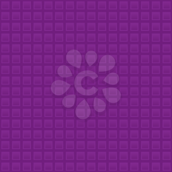 Waffle pattern. Purple Neutral Seamless Pattern for Modern Design in Flat Style. Tileable Geometric Vector Background.