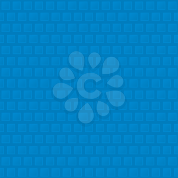Waffle pattern. Blue Neutral Seamless Pattern for Modern Design in Flat Style. Tileable Geometric Vector Background.