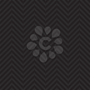 Black Chevron Pixel art Pattern. White Neutral Seamless Pattern for Modern Design in Flat Style. Tileable Geometric Vector Background.