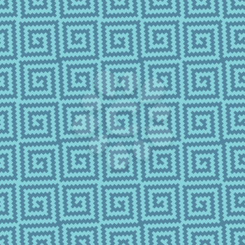 Meander Pixel Art Pattern. Neutral Seamless Pattern for Modern Design in Flat Style. Tileable Greek Key Vector Background.